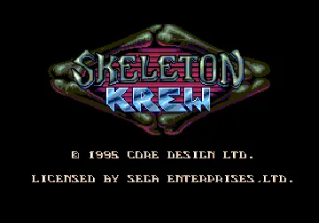 Skeleton Krew (Europe) screen shot title